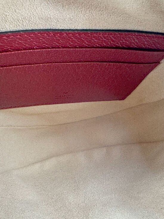 GUCCI GG Flora Backpack Red/Multicolor/Gold PVC/Leather/Metal main image 5